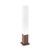 Ideal-Lux Edo PT1 Coffee with White Square Diffuser IP44 Bollard 