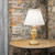 Ideal-Lux Firenze TL1 Antique White Resin with Gold Table Lamp 