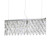 Ideal-Lux Elisir SP8 8 Light Chrome with Clear Crystal Pendant Light 