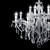 Ideal-Lux Florian SP12 12 Light Chrome with Crystal Chandelier 