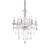 Ideal-Lux Giudecca SP6 6 Light Transparent with Silver Chandelier 
