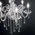 Ideal-Lux Giudecca SP6 6 Light Transparent with Silver Chandelier 