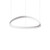 Ideal-Lux Gemini SP White with Opal Acrylic Diffuser 61cm LED Pendant Light 