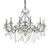 Ideal-Lux Gioconda SP12 12 Light Silver with Crystal Chandelier 
