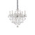 Ideal-Lux Florian SP6 6 Light Chrome with Crystal Chandelier 
