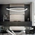 Ideal-Lux Gemini SP Black with Opal Acrylic Diffuser 81cm LED Pendant Light 