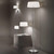 Ideal-Lux Hilton AP1 Chrome with White Shade Wall Light 
