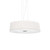 Ideal-Lux Hilton SP4 4 Light White Shaded Pendant Light 