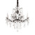 Ideal-Lux Liberty SP12 12 Light Black with Crystal Chandelier 