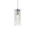 Ideal-Lux Iguazu' SP1 Chrome with Crystal Pendant Light 