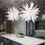 Ideal-Lux Leaves SP8 8 Light White Pendant Light 