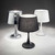 Ideal-Lux London TL1 Black Shade 23.5cm Table Lamp 