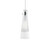 Ideal-Lux Kuky SP1 Transparent with Frosted Glass Diffuser Pendant Light 