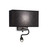 Ideal-Lux Hotel AP2 2 Light Black with Flexible Reading Light LED Wall Light 