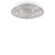 Ideal-Lux King PL9 9 Light Chrome with Crystal Ceiling or Wall Light 