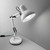 Ideal-Lux Kelly TL1 White Adjustable Spot Table Lamp 