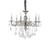 Ideal-Lux Impero SP6 6 Light Silver with Crystal Chandelier 