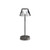 Ideal-Lux Lolita TL Grey with Acrylic Shade IP54 LED Portable Table Lamp 