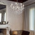 Ideal-Lux Impero SP8 8 Light Silver with Crystal Chandelier 