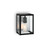 Ideal-Lux Igor AP1 Black with Clear Glass Wall Light 