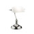 Ideal-Lux Lawyer TL1 Chrome with White Opal Shade Table Lamp 