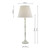 Joanna White with Shade Table Lamp