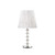 Ideal-Lux Le Roy TL1 Chrome 35cm Table Lamp 