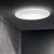 Ideal-Lux Level PL White 40cm LED Flush Ceiling Light 