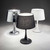 Ideal-Lux London TL1 Chrome Shade 32cm Table Lamp 