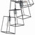 Tower 6 Light Black & Polished Chrome Cluster Pendant Light