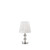 Ideal-Lux Le Roy TL1 Chrome 20cm Table Lamp 