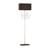 Ideal-Lux Luxury PT1 Chrome with Black Shade Floor Lamp 