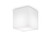 Ideal-Lux Luna PT1 White Cube 20cm IP44 Flush Ceiling Light 