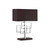 Ideal-Lux Luxury TL1 Chrome with Black Shade Table Lamp 