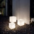 Ideal-Lux Luna PT1 White Cube 40cm IP44 Ground Light 