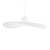 Ideal-Lux Madame SP1 White Ribbon Shade Pendant Light 