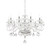 Ideal-Lux Negresco SP10 10 Light Chrome Crystal Chandelier 