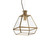 Ideal-Lux Orangerie SP1 Antique Brass 25cm Pendant Light 
