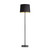 Ideal-Lux Nordik PT1 Matt Black Shade Floor Lamp 