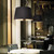 Ideal-Lux Nordik SP4 4 Light Matt Black Shaded Pendant Light 