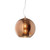 Ideal-Lux Nemo SP1 Copper Glass Sphere 20cm Pendant Light 