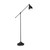 Ideal-Lux Newton PT1 Black Adjustable Spotlight Floor Lamp 