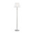 Ideal-Lux Pegaso PT1 Chrome with White Shade Floor Lamp 