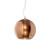 Ideal-Lux Nemo SP1 Copper Glass Sphere 30cm Pendant Light 