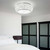 Ideal-Lux Pasha' PL6 6 Light Chrome with Crystal Diffuser Flush Ceiling Light 