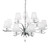 Ideal-Lux Pegaso SP12 12 Light Chrome with White Cups Pendant Light 