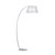 Ideal-Lux Pagoda PT1 Silver Shade Adjustable Floor Lamp 