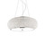 Ideal-Lux Pasha' SP10 10 Light Chrome with Crystal Diffuser Pendant Light 