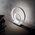 Ideal-Lux Oz TL White Spiral LED Table Lamp 