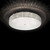 Ideal-Lux Roma PL12 12 Light White with Crystal and Glass Diffuser Flush Ceiling Light 